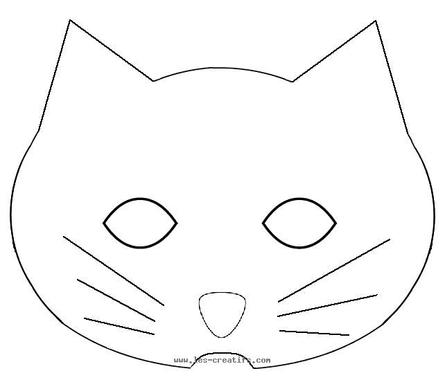Cat mask to print out