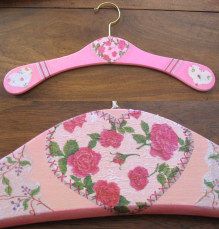 Decorated clothes hanger