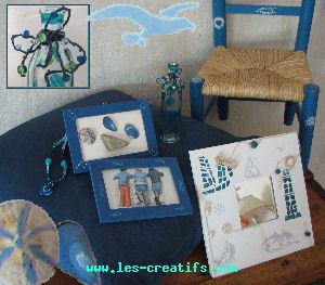 ocean-themed arts and craft design