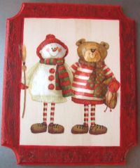 Christmas picture frame crafts